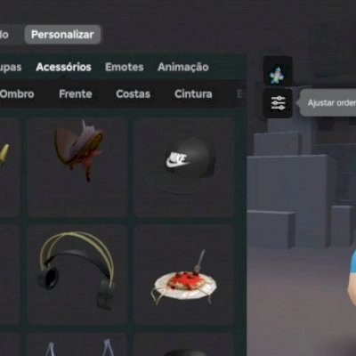 Conta de roblox muito gemada com vários itens