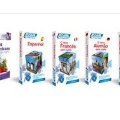 Pacote de 6 Cursos de idiomas Assimil mais os Audios Mp3