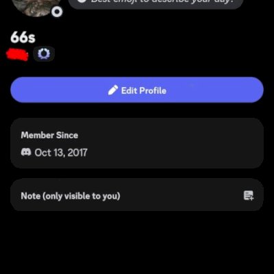 Conta Discord Antiga 2017