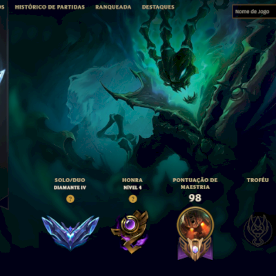 Conta Lv 43 Diamante 4 Para sair logo !!