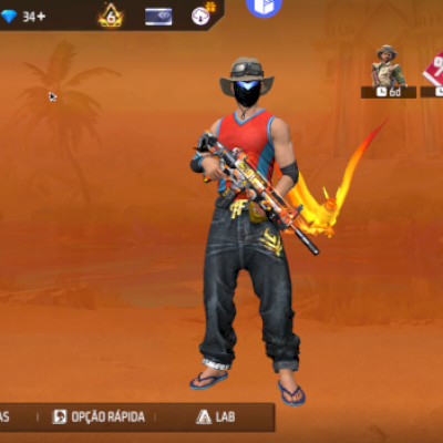 Conta ff com 2 e 3 passe