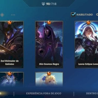 Conta pessoal wild rift