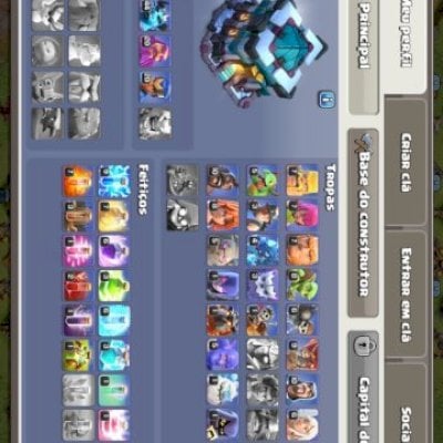 Conta clash of clans cv13 semi full