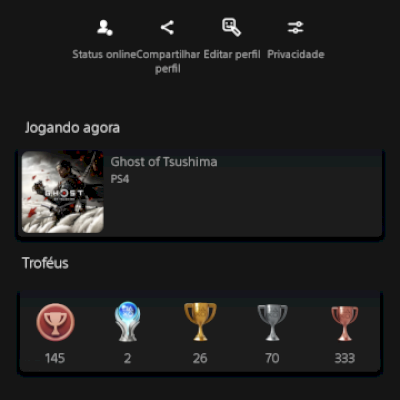 Vendo conta psn com 64 jogos