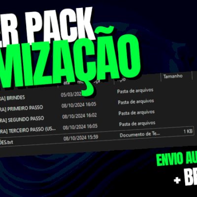 Super Pack De Otimização Windows (7/8/10/11) + BRINDES