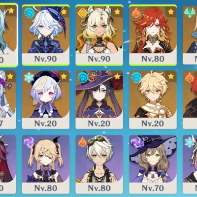 FURINA COM BISS + EULA COM BISS + MAVUIKA + XILONEN