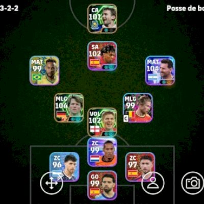 CONTA COM NOVO MESSI BLITZ CURLER E MATTHAUS 107 E GERRARD 103 3095 DE FORÇA