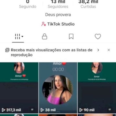 CONTA DO TIKTOK MONETIZADA +13K SEGUIDORES +38,2K CURTIDAS (ENGAJAMENTO REAL)