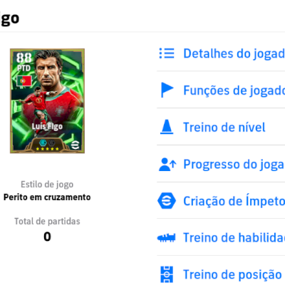 Conta Efootball com Luis Figo 107