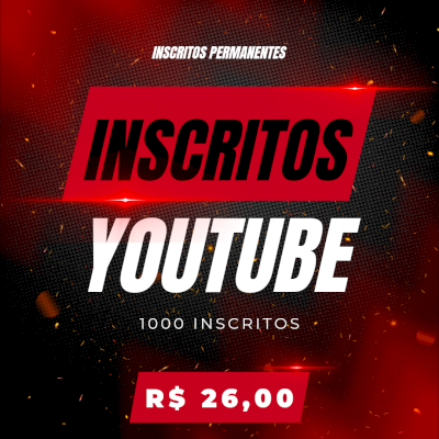 ♦️1000 INSCRITOS YOUTUBE DE ALTA QUALIDADE PERMANENTES✅ *Leia Descrição*