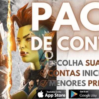 PACK DE CONTAS RAID SHADOW LEGENDS COM PERSONAGENS