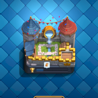 Conta de clash pra começar! com 2k de trofeus 40 cartas arena 7