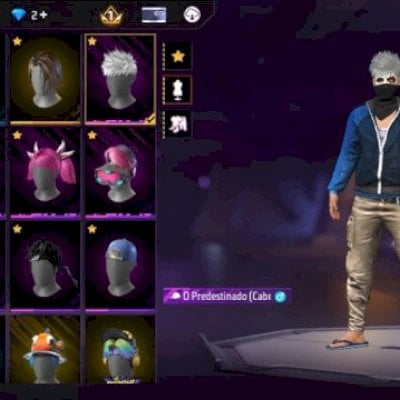 CONTA ANTIGA E COM VÁRIOS ITENS RAROS E VALIOSOS, VÁRIAS ARMAS ATRIBUTADAS