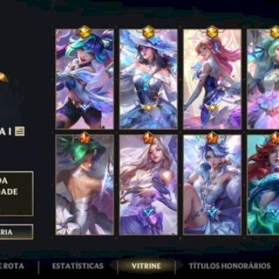 Conta top de Wild rift coleção rosa de cristal!!