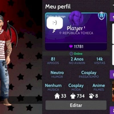 CONTA DE AVAKIN LIFE LV 22 RARA