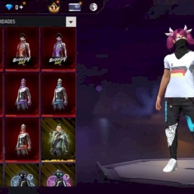 CONTA FREE FIRE GEMADA, BOA PARA CLIPE NEGOCIAVEL