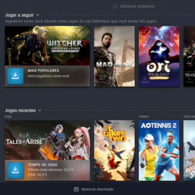 Conta Steam com muitos jogos