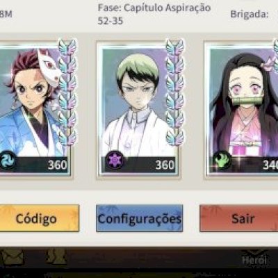PROMOÇÃO [ FOGO DO SOL: RESPIRAÇÃO DO SOL] KIMETSU JOGO MOBILE