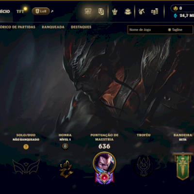 Conta League of Legends muito top Lv 538