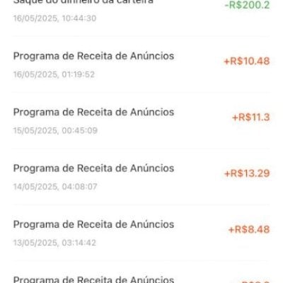 Conta no Kwai com 49k seguidores, rendendo de R$120 a R$240/mês com vídeos simpl