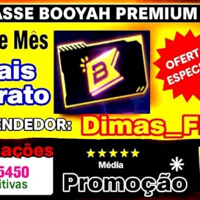 [Mais Barato] Passe Booyah Premium 250 [GARENA FREE FIRE]