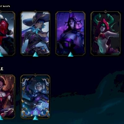conta lol level 796 platina 4 +306 skins 100% segura