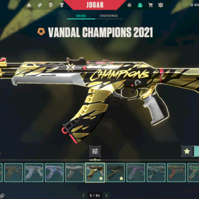 CONTA VALORANT NV340 (TODAS CHAMPIONS + VCT + LOCK IN + ARCANE + 40 SKINS)