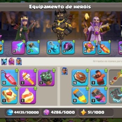 Conta Clash of clans Cv17