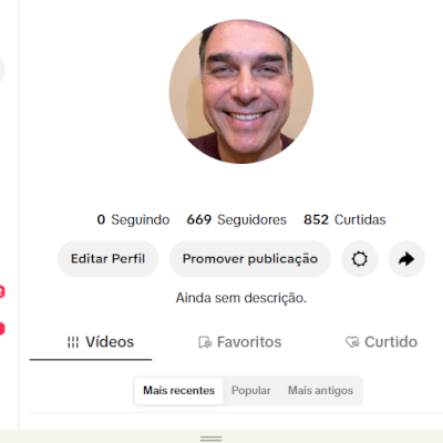ÚLTIMA UNIDADE NA PROMOÇÃO CONTA TIK TOK 669 DE SEG E 852 CURTIDAS