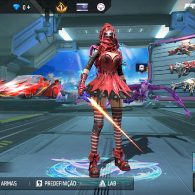 Conta Free Fire gemada de 5 anos barata