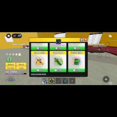 Conta absurda com dragon perm, dark Blade e todas as gamepass(menos notificador)
