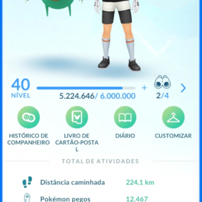 Conta pokémon Go toop rara