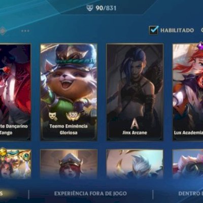 Conta WR Lv155 90 Skins | Morgana Primorosa | Full Guardiãs | Histórico desde S4