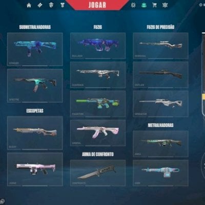 Conta Valorant completa com diversas skins