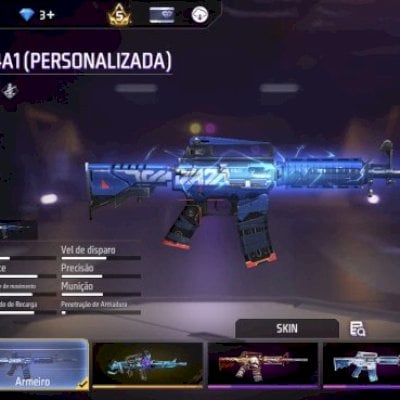 CONTA FREE FIRE ANTIGA