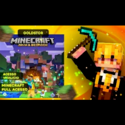 MINECRAFT ORIGINAL FULL ACESSO JAVA E BEDROCK ( PROMOÇOES + VARIAS CAPAS )