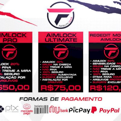 REGEDIT FATALITY TEAM ANDROID & EMULADOR + AIMLOCK E AIMBOT 100% ANTBAN