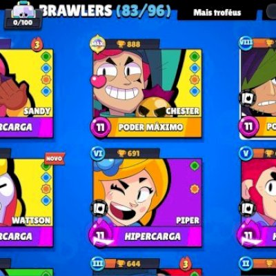 Conta brawl +30k troféus e 83brawls
