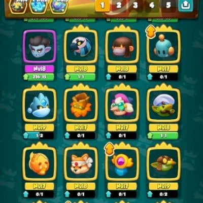 Conta Rush ARENA 1.400.000 Moedas de ouro + Cartas Lendárias, Itens lendários!