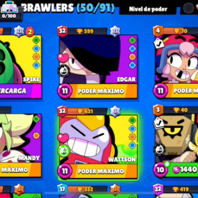 Vendo conta de Brawl top 14k troféus