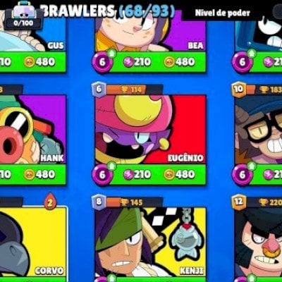 Conta com muitas skins