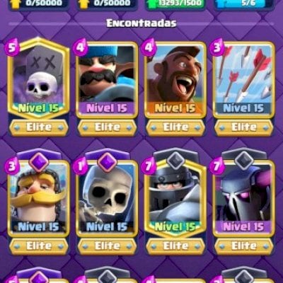 Conta Clash Royale 9 anos Nível 58