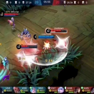 CONTA MOBILE LEGENDS 125 SKINS E 113 HERÓIS