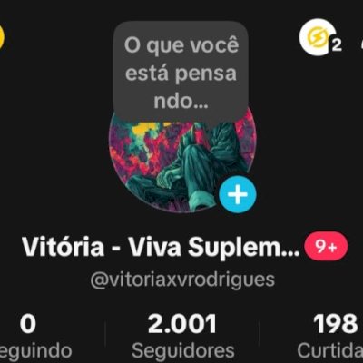 CONTA TIKTOK 2000 SEGUIDORES🌟 PROMOVER+SITE+LIVE STUDIO+TROCAR NOME✅ SEM SHOP❌