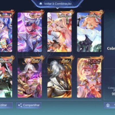 🌠 CONTA MOBILE LEGENDS COM 416 SKINS. VARIAS SKINS RARAS CONTA EX IMORTAL