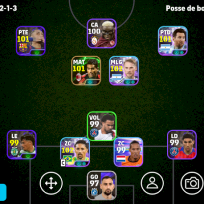 CONTA EFOOTBALL FORÇA 3084 1 ICON E 3 SHOWTIMES BRABOS