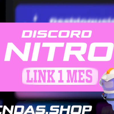 (Mais Barato) Discord Nitro Mensal | Nitro 1 Meses