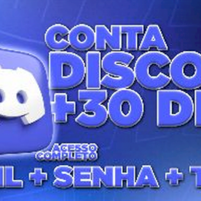 CONTAS DISCORD COM TOKEN + SMS 2021