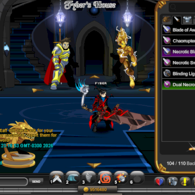 CONTA END GAME AQW (12 ANOS DE CONTA)