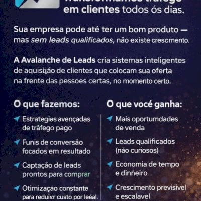 🚀 AVALANCHE DE LEADS